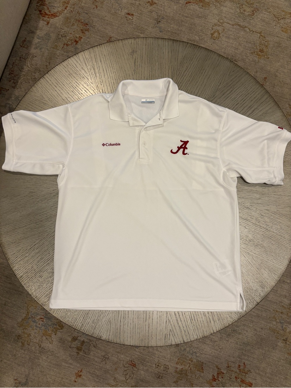 Columbia PFG Alabama Polo White
